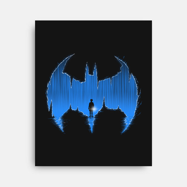 Bat Cave-none stretched canvas-Art_Of_One