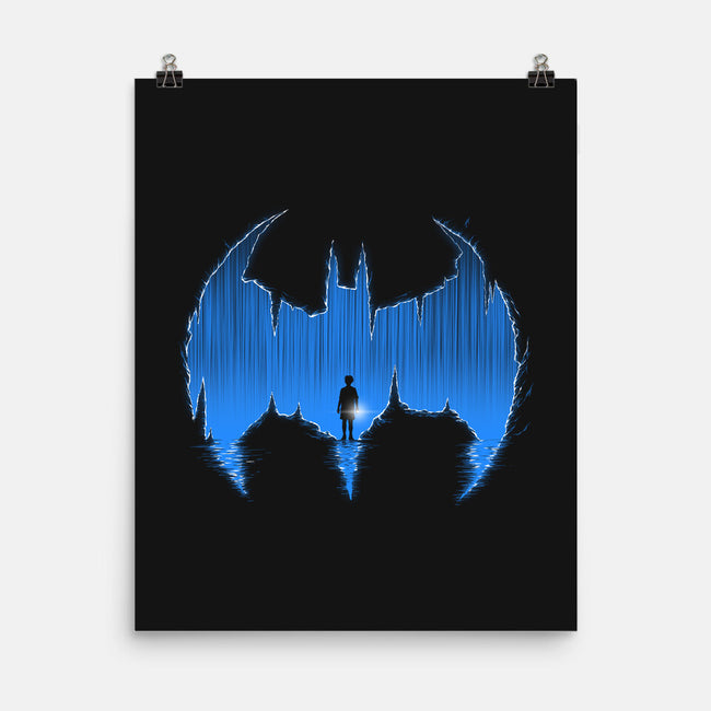 Bat Cave-none matte poster-Art_Of_One