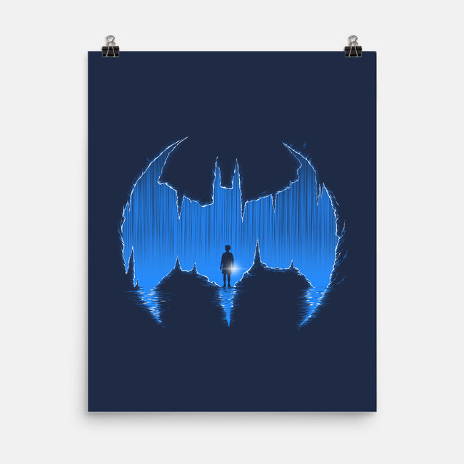 Bat Cave-none matte poster-Art_Of_One