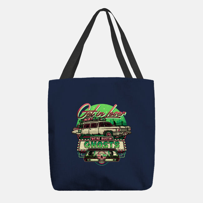 We're Bustin' Ghosts-none basic tote bag-momma_gorilla