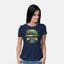 We're Bustin' Ghosts-womens basic tee-momma_gorilla