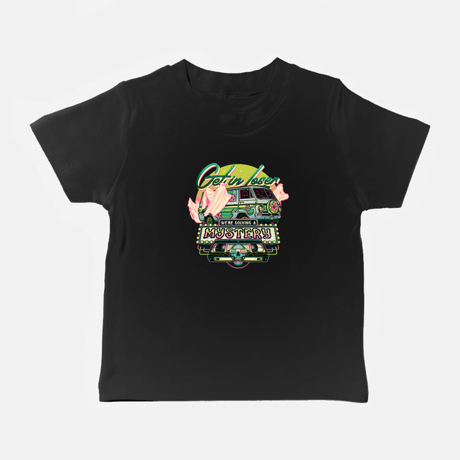 Solving A Mystery-baby basic tee-momma_gorilla