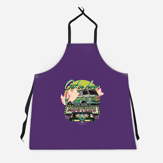 Solving A Mystery-unisex kitchen apron-momma_gorilla
