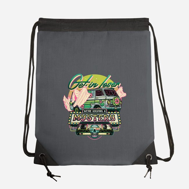 Solving A Mystery-none drawstring bag-momma_gorilla