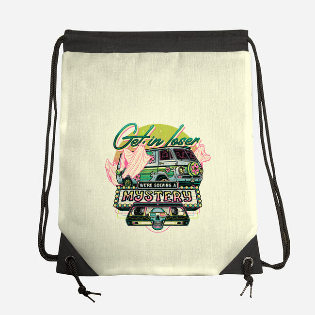 Solving A Mystery-none drawstring bag-momma_gorilla