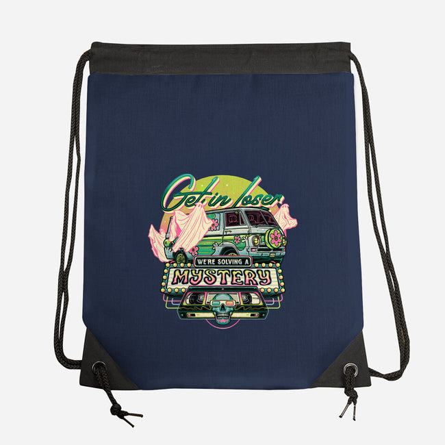 Solving A Mystery-none drawstring bag-momma_gorilla