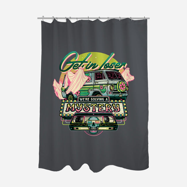 Solving A Mystery-none polyester shower curtain-momma_gorilla