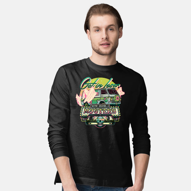 Solving A Mystery-mens long sleeved tee-momma_gorilla