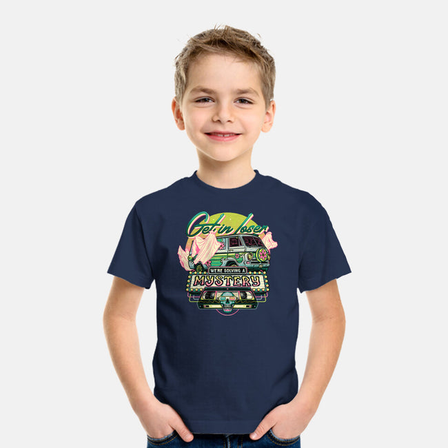 Solving A Mystery-youth basic tee-momma_gorilla