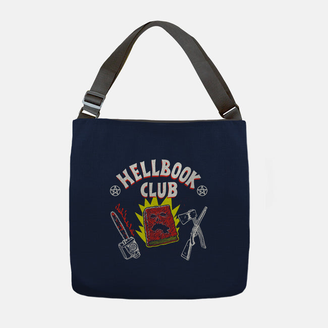 Hellbook Club-none adjustable tote bag-Getsousa!