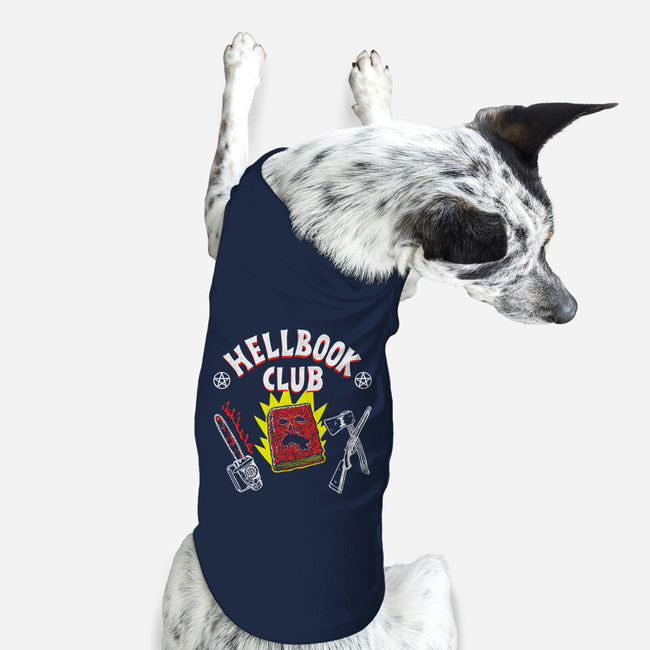 Hellbook Club-dog basic pet tank-Getsousa!