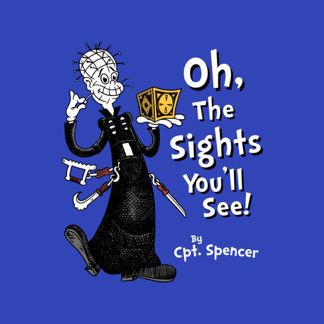 Oh The Sights You'll See-womens v-neck tee-Nemons