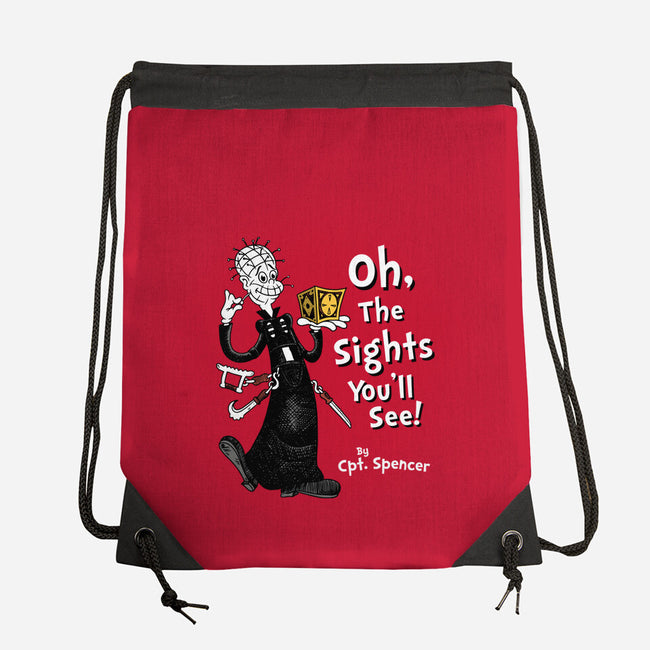 Oh The Sights You'll See-none drawstring bag-Nemons