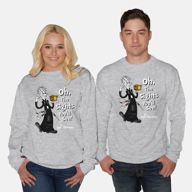Oh The Sights You'll See-unisex crew neck sweatshirt-Nemons