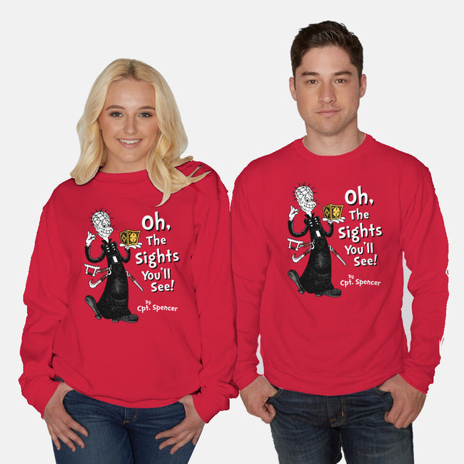 Oh The Sights You'll See-unisex crew neck sweatshirt-Nemons