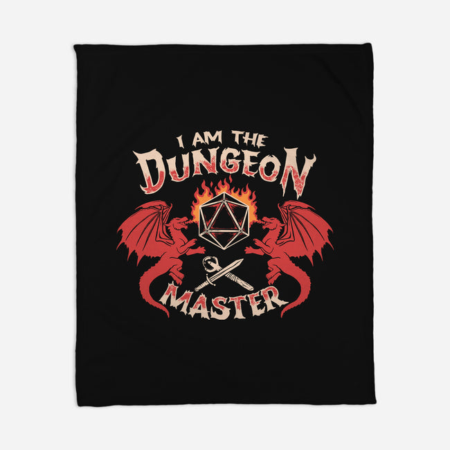 I Am The Dungeon Master-none fleece blanket-marsdkart