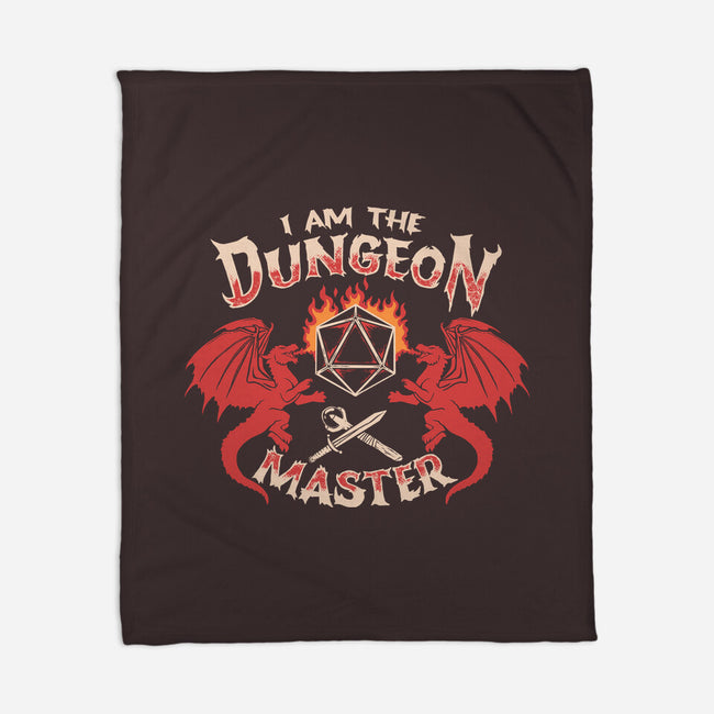I Am The Dungeon Master-none fleece blanket-marsdkart