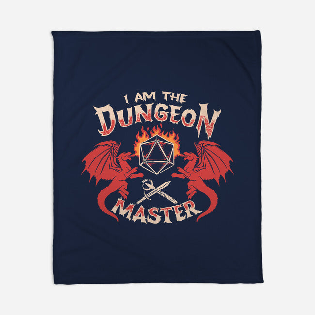 I Am The Dungeon Master-none fleece blanket-marsdkart