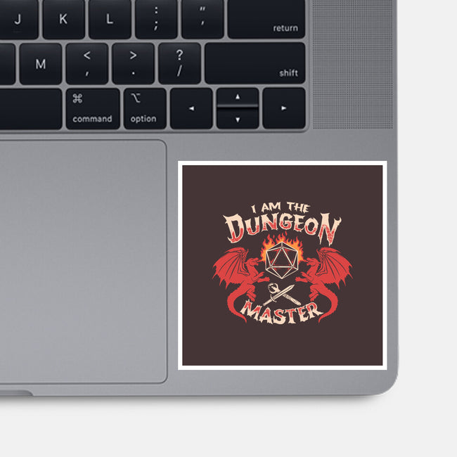 I Am The Dungeon Master-none glossy sticker-marsdkart