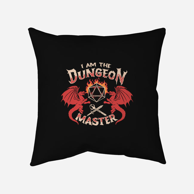 I Am The Dungeon Master-none removable cover w insert throw pillow-marsdkart