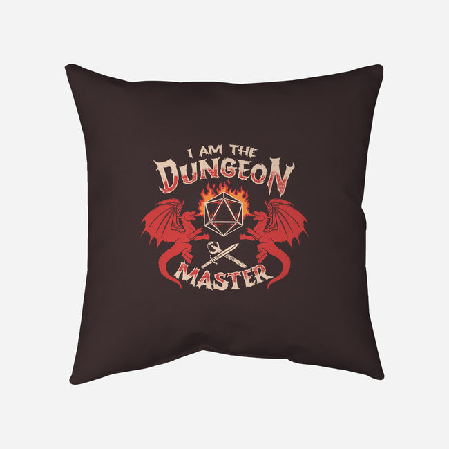 I Am The Dungeon Master-none removable cover w insert throw pillow-marsdkart