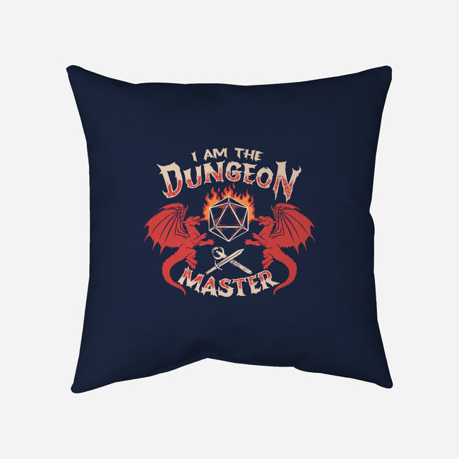 I Am The Dungeon Master-none removable cover w insert throw pillow-marsdkart