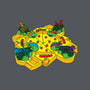 Hungry Hungry Turtles-none removable cover w insert throw pillow-dalethesk8er