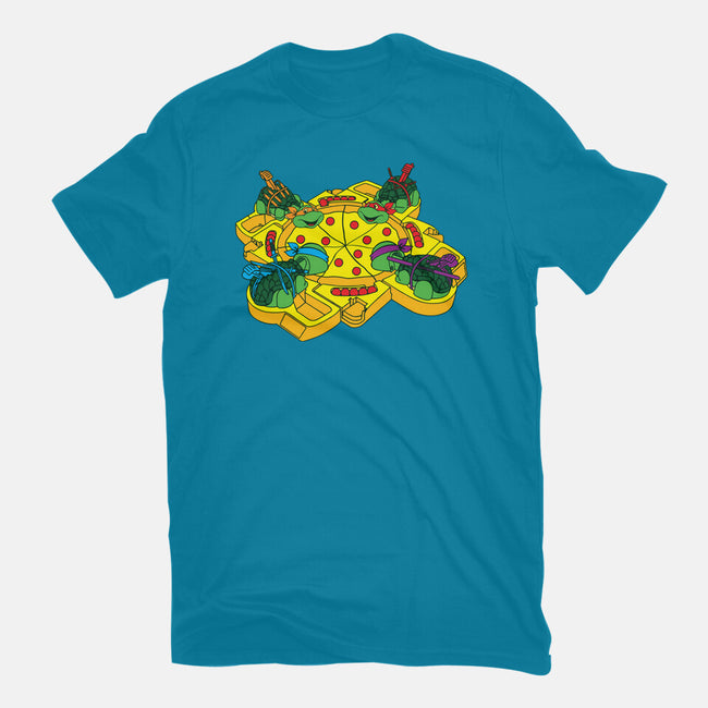 Hungry Hungry Turtles-womens fitted tee-dalethesk8er