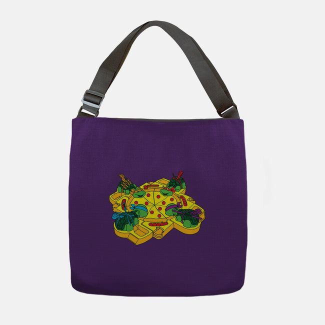 Hungry Hungry Turtles-none adjustable tote bag-dalethesk8er