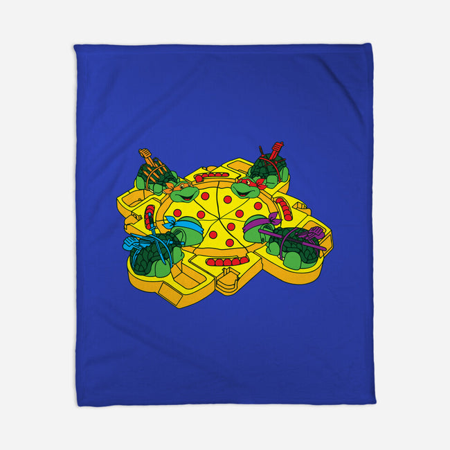 Hungry Hungry Turtles-none fleece blanket-dalethesk8er