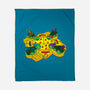 Hungry Hungry Turtles-none fleece blanket-dalethesk8er