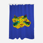 Hungry Hungry Turtles-none polyester shower curtain-dalethesk8er