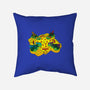 Hungry Hungry Turtles-none removable cover w insert throw pillow-dalethesk8er