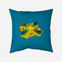 Hungry Hungry Turtles-none removable cover w insert throw pillow-dalethesk8er