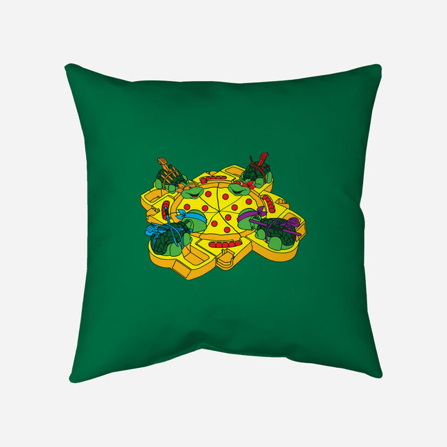 Hungry Hungry Turtles-none removable cover throw pillow-dalethesk8er