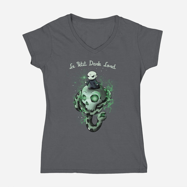 Le Petit Dark Lord-womens v-neck tee-fanfabio
