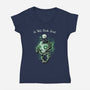 Le Petit Dark Lord-womens v-neck tee-fanfabio