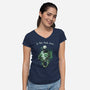 Le Petit Dark Lord-womens v-neck tee-fanfabio