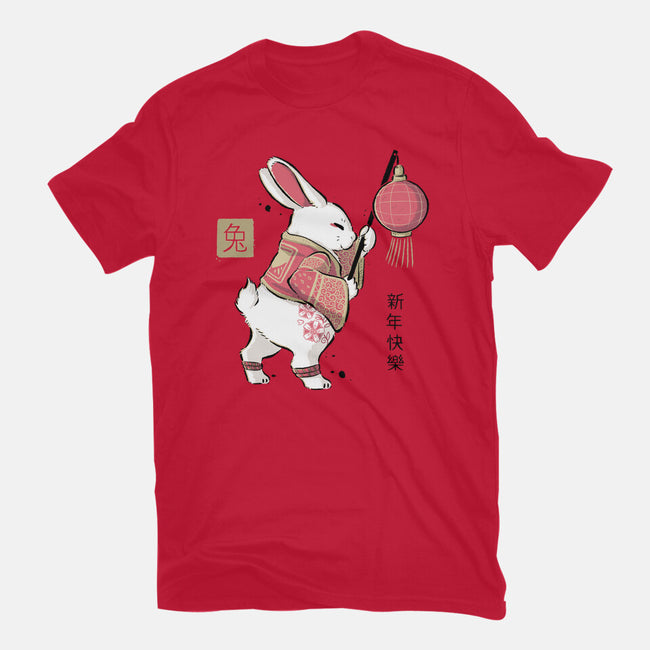 Year Of Rabbit-womens fitted tee-xMorfina
