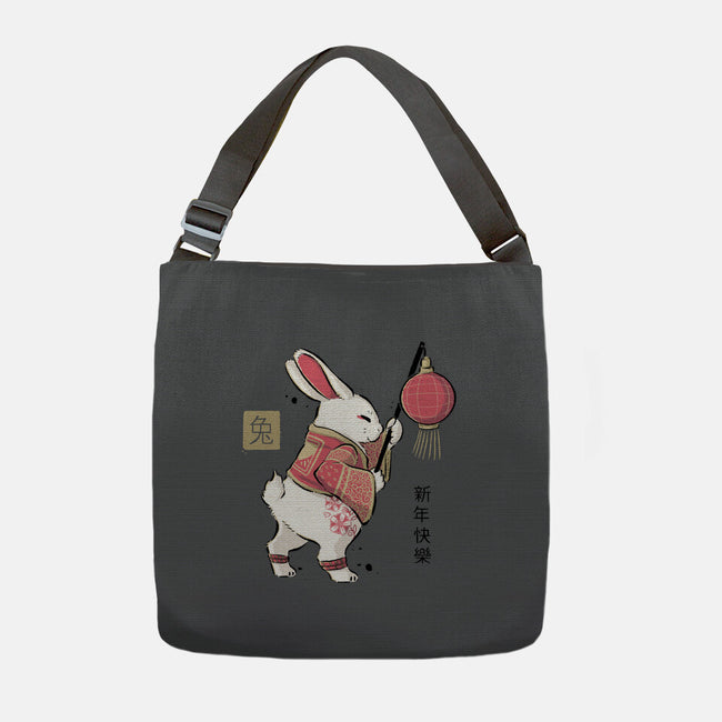 Year Of Rabbit-none adjustable tote bag-xMorfina