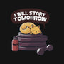 I Will Start Tomorrow-none glossy sticker-tobefonseca
