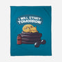 I Will Start Tomorrow-none fleece blanket-tobefonseca