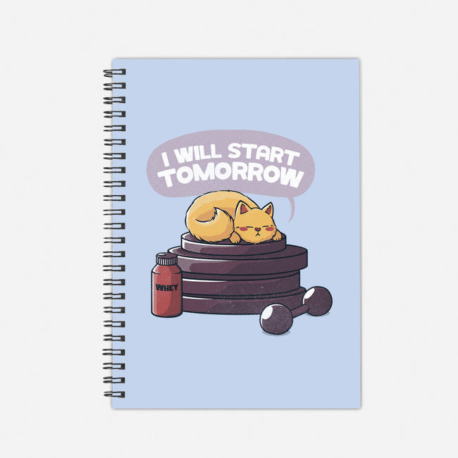 I Will Start Tomorrow-none dot grid notebook-tobefonseca