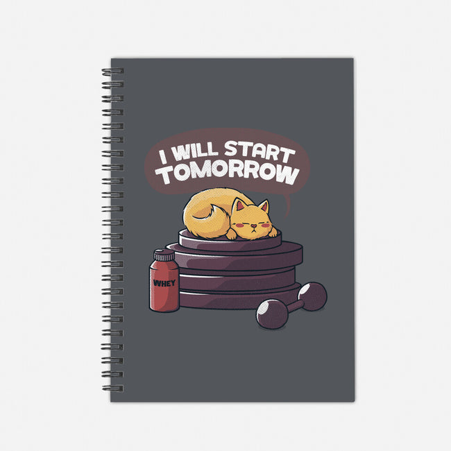 I Will Start Tomorrow-none dot grid notebook-tobefonseca