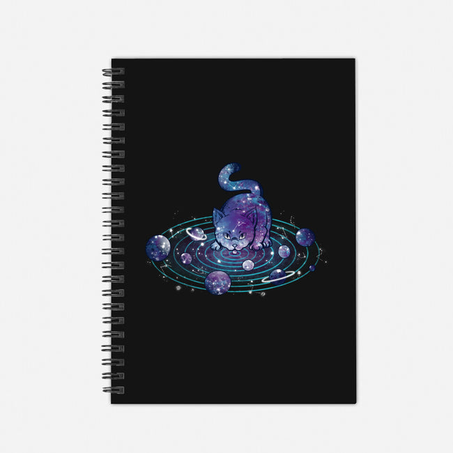 Universe Cat Solar System-none dot grid notebook-tobefonseca