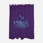 Universe Cat Solar System-none polyester shower curtain-tobefonseca
