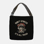 It's All Trash-none adjustable tote bag-tobefonseca