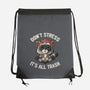 It's All Trash-none drawstring bag-tobefonseca