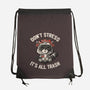 It's All Trash-none drawstring bag-tobefonseca