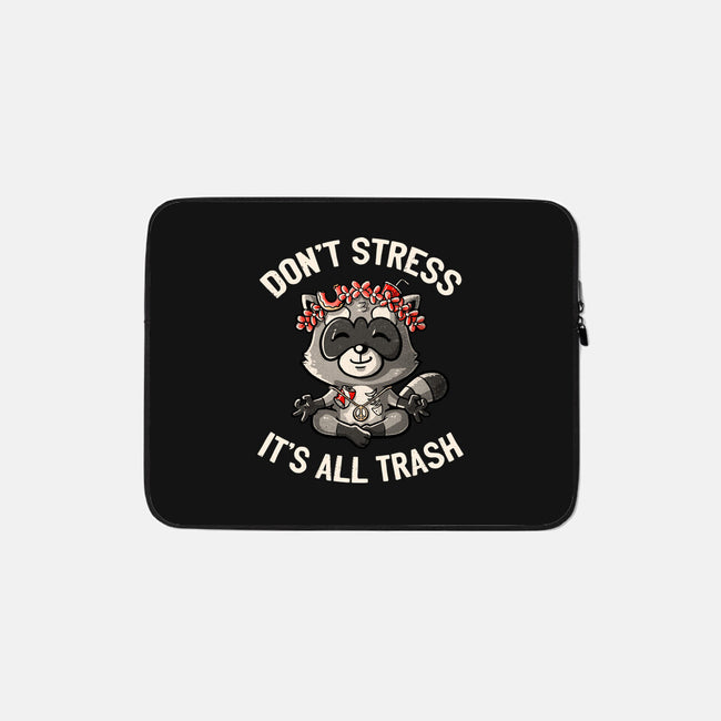 It's All Trash-none zippered laptop sleeve-tobefonseca